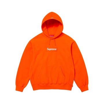 Supreme FW24 Box Logo Hooded 帽踢 橘色 連帽衛衣 FW24SW11