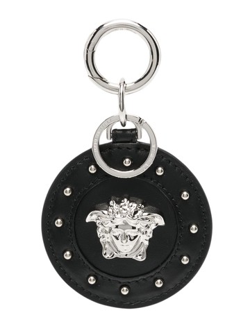 Versace - Repeat Medusa keyring - unisex - Calf Leather - One Size - Black