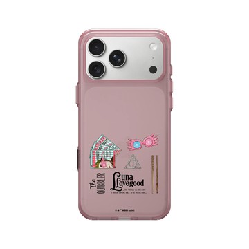 iPhone 17 Pro Max Clear (相機按鈕) 晶醺玫 - 哈利波特 Harry Potter - What's In My Bag - 露娜
