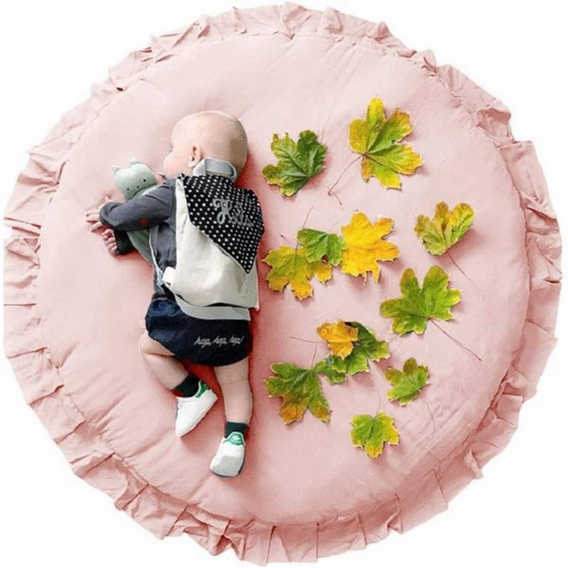 キッズプレイマット ベビーマット おしゃれ 円形 オムツ替えマット 超ソフト 水洗い可能 取り外し可能 遊びマット 厚手 北欧 赤ちゃん ギフト 約直径105cm 通販 Lineポイント最大get Lineショッピング