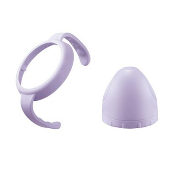 小獅王辛巴 蘊蜜寬口奶瓶防滑把手/奶瓶瓶蓋組 紫芙【德芳保健藥妝】