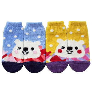 BOBO熊無膠地板襪-顏色隨機出貨