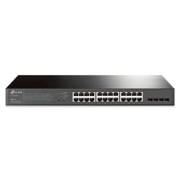 tp-link 28埠 Gigabit L2/L2+ 智慧型PoE Switch交換器 250W RJ45 24埠 + SFP 光纖端口 4埠  1個  TL-SG2428P