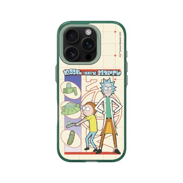 iPhone 16 Pro Clear 憂墨綠 - 瑞克和莫蒂 Rick and Morty - 瑞克和莫蒂-最堅強的船員