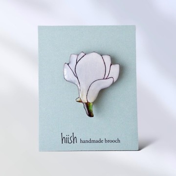 白玉蘭(木蘭)胸針