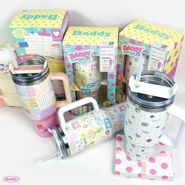 DADDY | Daddy Special Tumbler 保溫/保冷杯 附提把 設計感印花