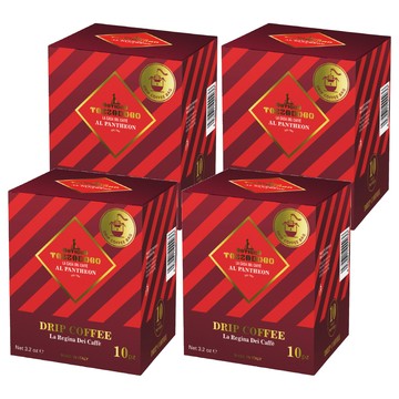 TAZZADORO 金杯咖啡 女王耳掛式咖啡  10g  10包  4盒