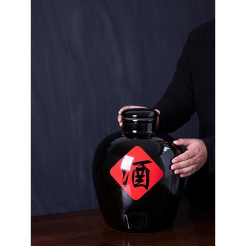景德鎮酒壇子家用陶瓷仿古白酒酒壺10斤20斤30斤裝酒瓶密封泡酒罐