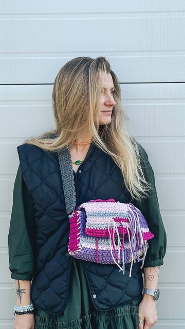 夏季鉤編包 - 多色包 - 針織包