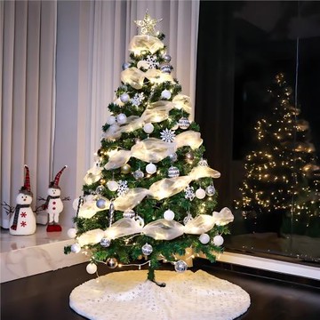 ✅折疊圣誕樹大型客廳擺件家用圣誕裝飾圣誕節裝飾品christmas tr