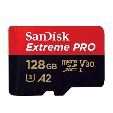 【SanDisk】 Extreme PRO 128G UHS-I U3 A2 V30 microSDXC 記憶卡