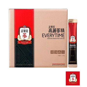 正官庄-高麗蔘精EVERYTIME禮盒 (30包/盒)+禮袋