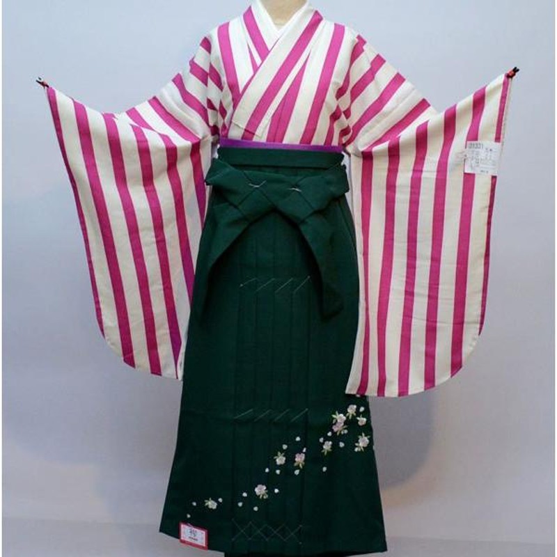 着物袴セット ジュニア用へ直し 135cm〜143cm 着物生地は日本製 縫製と