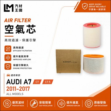 【LM汽材王國】空氣芯 A7 2011-2018年 C7 C7.5 引擎濾網 空濾 AUDI 奧迪