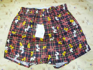 【震撼精品百貨】Winnie the Pooh 小熊維尼 平口褲-維尼紅L 震撼日式精品百貨
