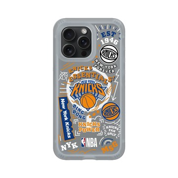 iPhone 15 Pro Max AirX 流變灰 - NBA - 塗鴉系列-紐約尼克 New York Knicks - Graffiti
