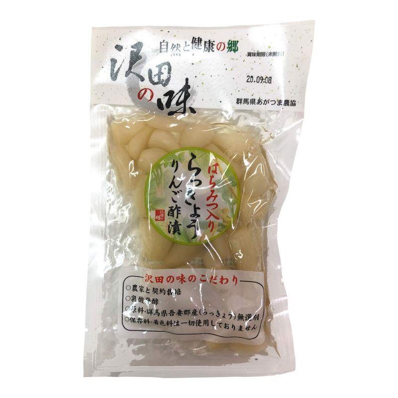 国産原料使用沢田の味 らっきょうりんご 甘酢漬 100g 巣鴨のお茶屋さん 山年園