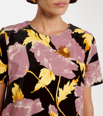 La DoubleJ Mini Swing floral cotton minidress