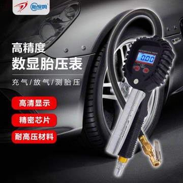 高精度輪胎充氣表胎壓表氣壓表數顯汽車輪-廠家直銷