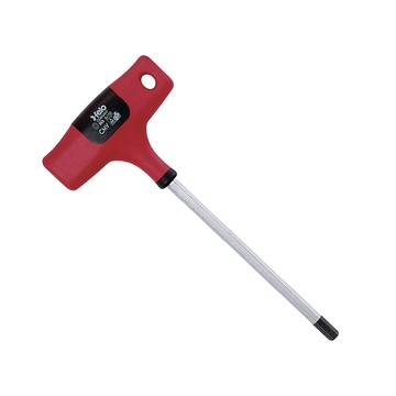 Felo T型膠柄六角板手 人體工學橡膠包覆握柄 前端止滑塗層 吊掛孔設計 方便收納 德國製造  1個