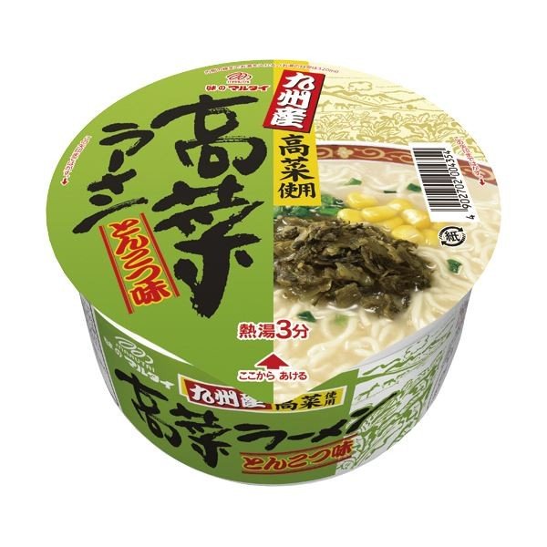 カップラーメン (まとめ)マルタイ 九州産 高菜ラーメンとんこつ味 89g 1ケース(12食)(×2)