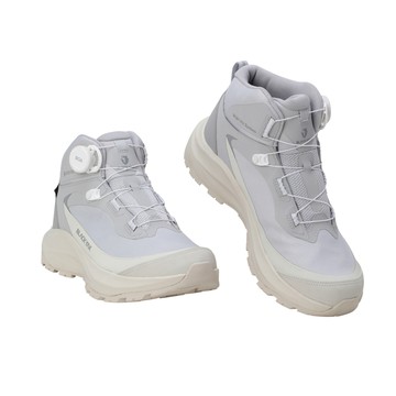 BLACKYAK 女 URBAN HIKING D GTX輕量中筒防水登山鞋(淺灰米)-BOA 防水鞋 中筒 登山鞋-BYEB2WFH54
