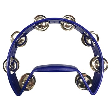 KingRosa 半月型鈴鼓 單層 藍色  輕盈活潑樂曲氣氛  台灣製  1個