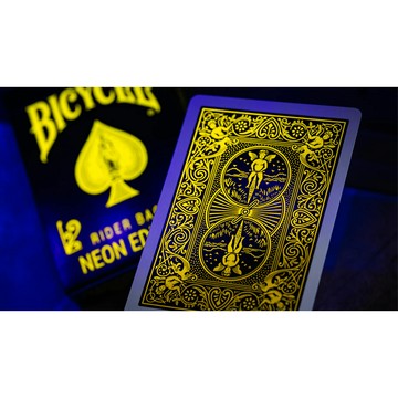 【USPCC 撲克】Bicycle Neon Rider Back 黃色星辰 撲克牌 S103052850