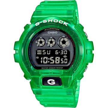 CASIO 卡西歐 G-SHOCK 繽紛半透明手錶 DW-6900JT-3