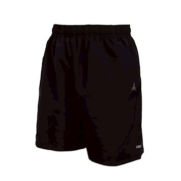 HODARLA 男童-競逐2.0平織彈性短褲-台灣製 休閒 慢跑 運動 3174401 黑