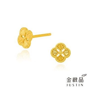 金緻品 黃金耳環 萬彩花 0.29錢 5G工藝