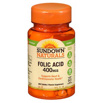 Sundown Naturals Folic Acid 350 Tabs by Sundown Naturals
