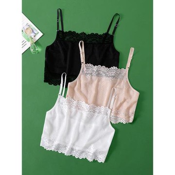 真絲蕾絲小吊帶背心女夏內搭打底防走光一字肩抹胸桑蠶絲短款上衣