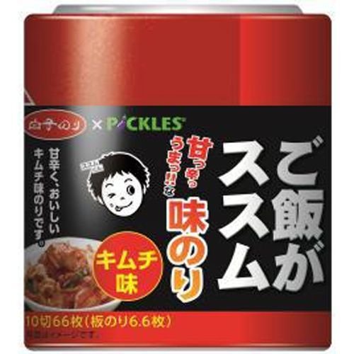 白子 卓上キムチ味のり 10切66枚×12入