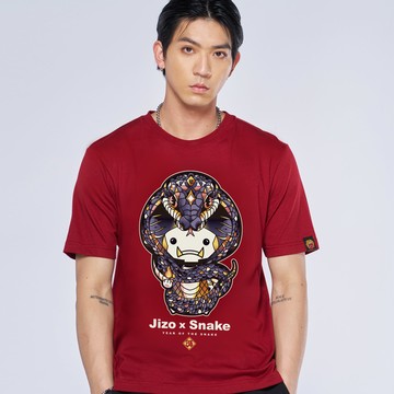 【新品9折】蛇年公仔短TEE(紅) - BLUE WAY 地藏小王