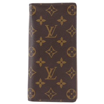 [日本直送] 路易威登 LOUIS VUITTON Portefeuille Brazza 長版錢包M66540 Monogram 帆布 棕色 TA3155 中性款 [二手]
