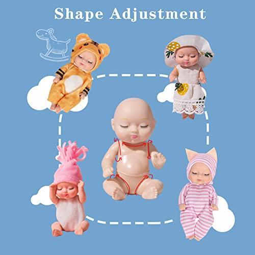 ONEST Sets Inch Dolls Cute Baby Dolls Include Pieces Baby Mini Dolls,