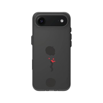 iPhone Air Clear (相機按鈕) 酷墨灰 - 貓貓蟲咖波 Bugcat Capoo - 經典大臉咖波純色款