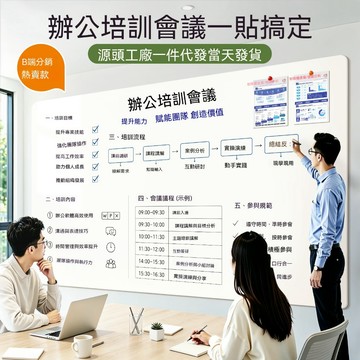 🔥隔日達&一年保固🔥磁吸護眼白板牆貼 可擦寫不傷牆 辦公會議培訓寫字板 兒童繪畫教學小黑板 可移除家用留言白板
