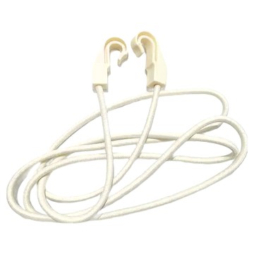 韓國 Damda Home 彈力固定繩 米色 總長171.5cm (包含掛勾182cm) 聚酯+P.P  1條