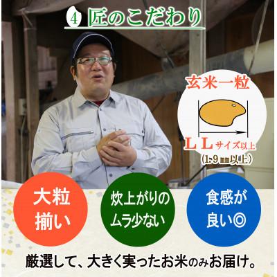 ふるさと納税 山形県 ＜栽培期間中農薬不使用 コシヒカリ 玄米5kg 大粒LLサイズ以上厳選＞令和5年産