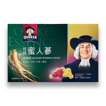 QUAKER 桂格 養氣【蜜】人蔘 滋補飲（19瓶/盒）