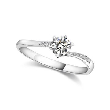 SOPHIA 蘇菲亞珠寶 - 艾拉托 30分 F/VVS1 18K金 鑽石戒指