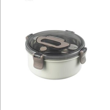 久品不銹鋼304飯盒帶餐具長方形圓形密封扣便當盒學生上班族便攜