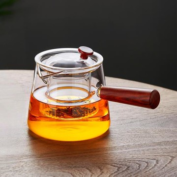 側把壺玻璃煮茶壺耐高溫加厚電陶爐2025新款高硼硅泡茶壺功夫茶具
