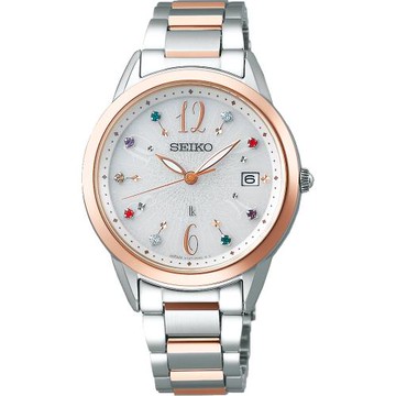 SEIKO 精工 LUKIA 優雅自信太陽能女錶(V147-0CP0KS)SUT400J1/33.9mm