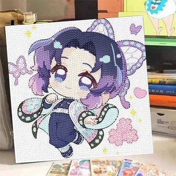 百貨精選🌺鬼滅之刃鑽石畫手工diy禮物休閒彌豆子善逸香奈乎炭治郎Aring百貨精選