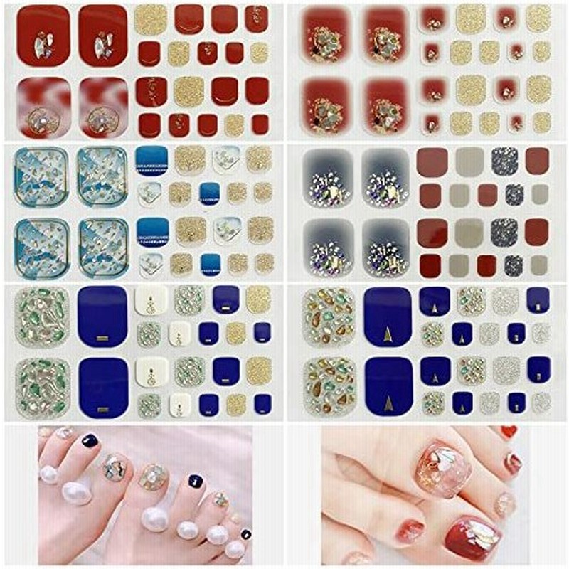 ネイルシール 足の爪 ネイルステッカー 3dネイルシール 足用 6枚 貼るだけ 人気 可愛い おしゃれ ファイル付き ジェルネイル 初心者 操作簡単 通販 Lineポイント最大0 5 Get Lineショッピング