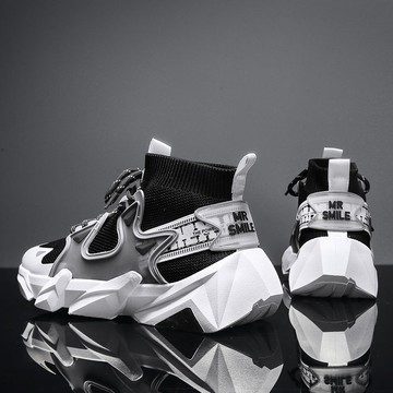 aj男鞋秋季ins高幫鞋子男韓版潮流休閑籃球跑步運動老爹空軍一號