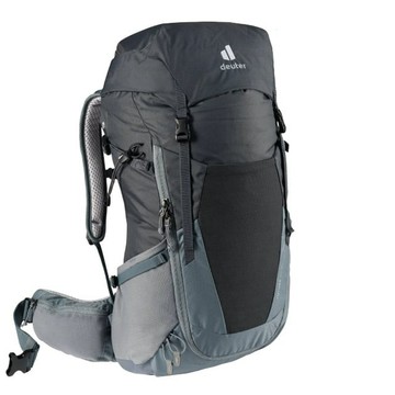 Deuter Futura 24SL 輕量網架式透氣背包(附原廠防水背包套)/Aircomfort 透氣網架背負系統/3400521 黑/水藍